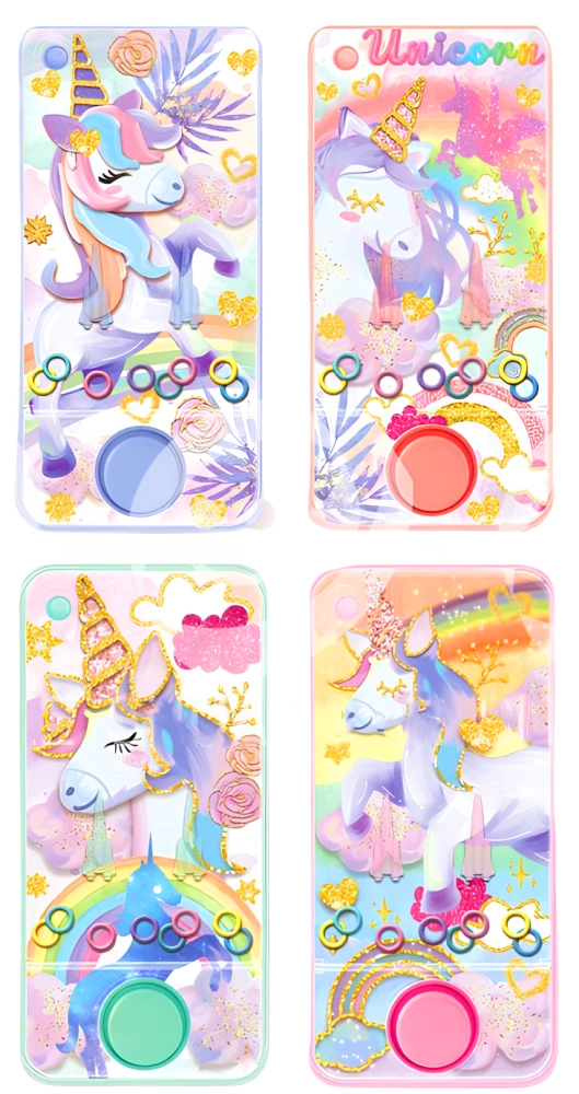 Wasser-Spielzeug mit Ringen - Einhorn, in Assortiment