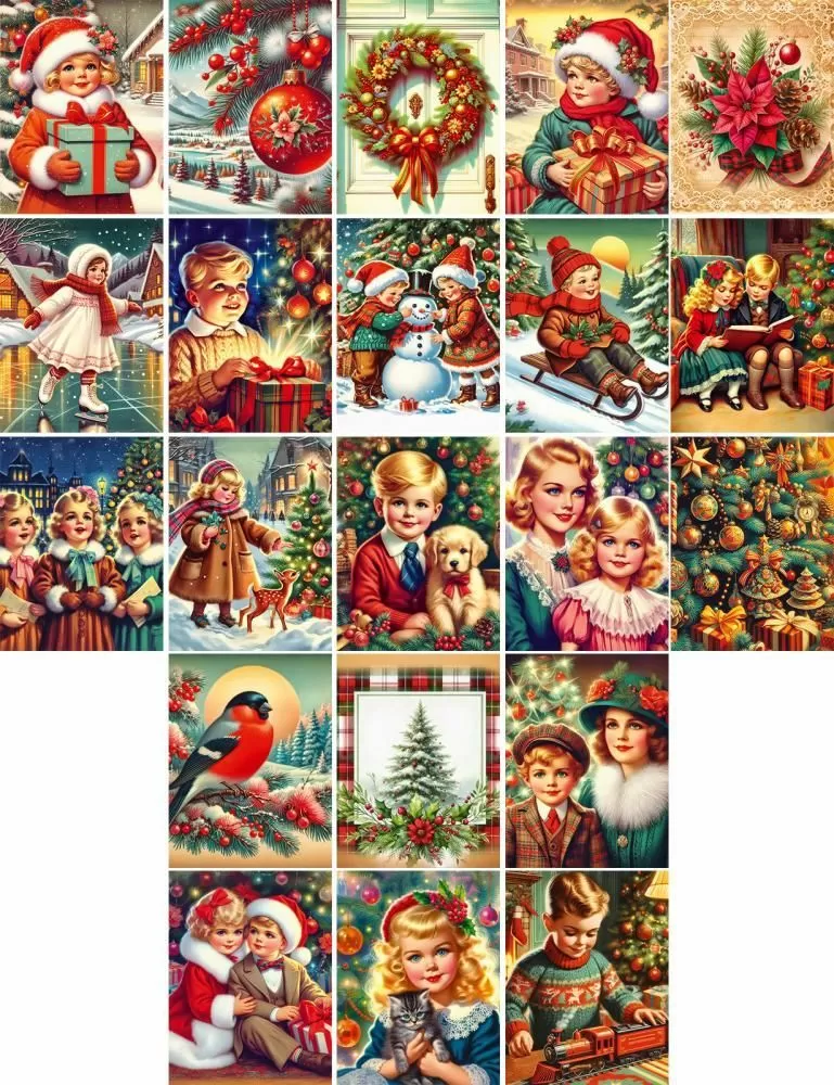 Sticker Set - Neujahrsgeschichten (21 Stück)