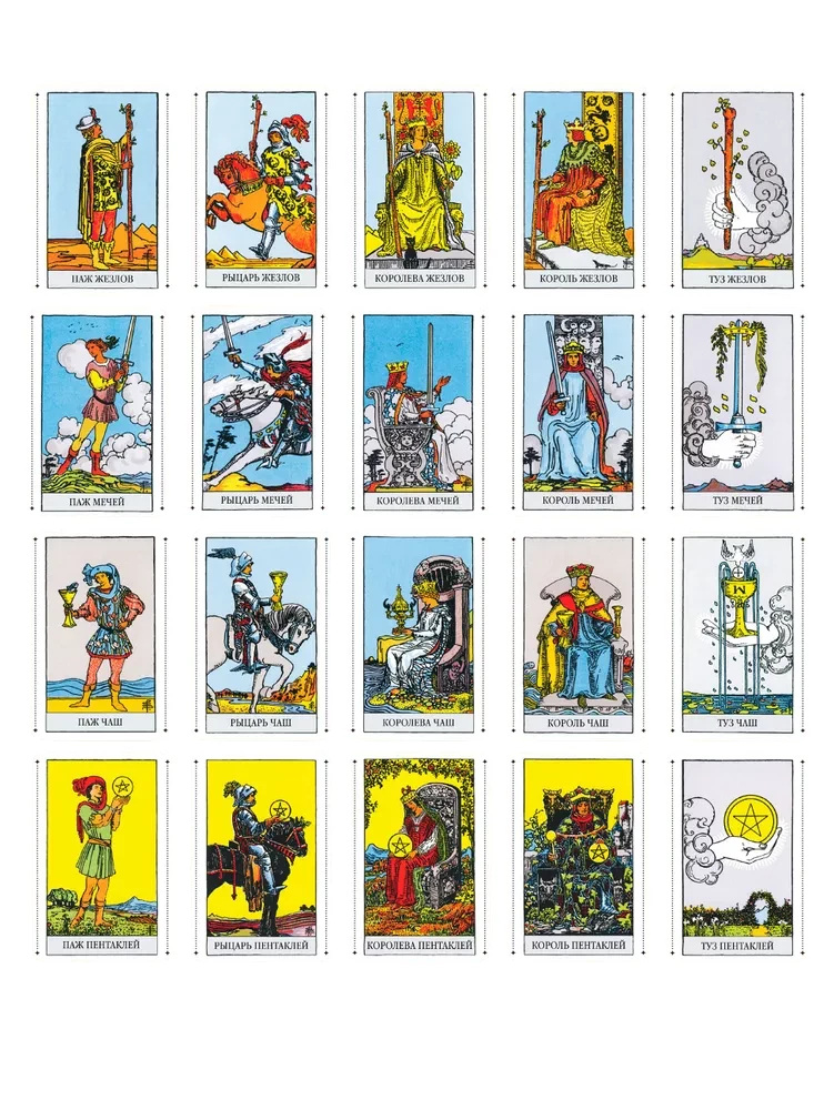 Tarot Waite Premium. 78 mini-kaarti