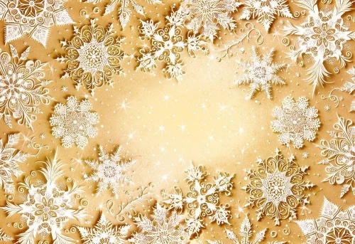 Künstlerischer Umschlag mittel - Schneeflocken