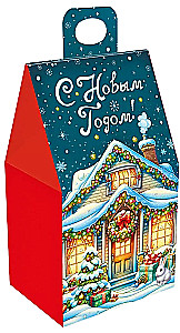 Коробка - Домик. С Новым годом!