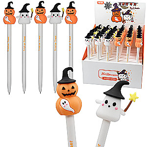 Gelschreiber - Halloween, blau, im Sortiment