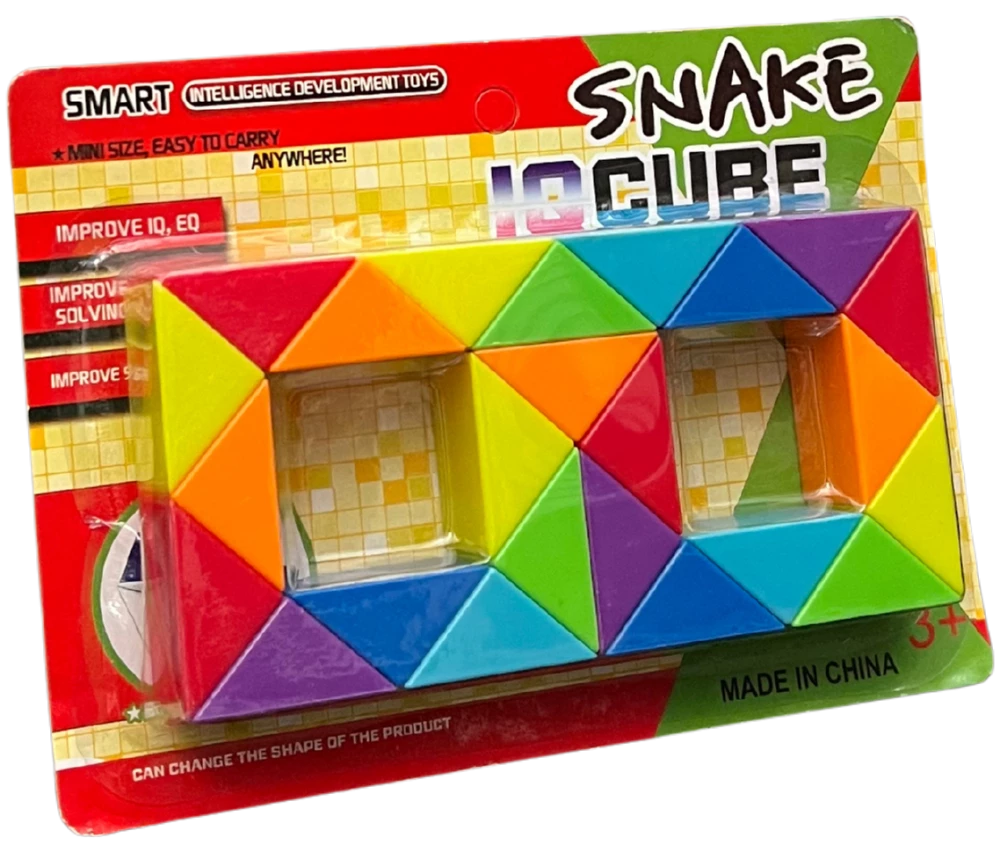 Rozwijająca zabawka-łamigłówka - Snake IQ Cube