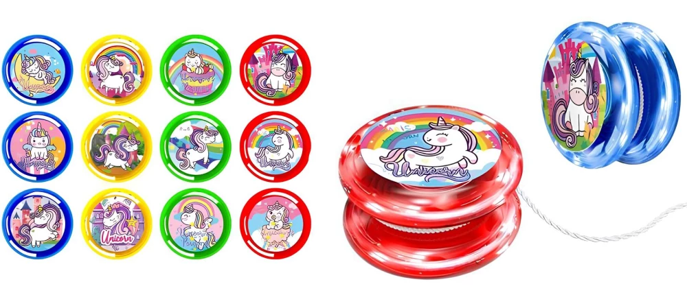 Lichtspielzeug Yo-Yo - Einhorn, assortiert