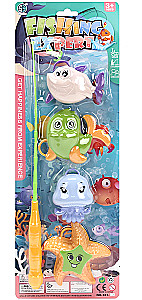 Spielzeug - Angeln, 4 Meeresbewohner