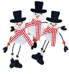 Weihnachtlicher Sticker-Set, assortiert