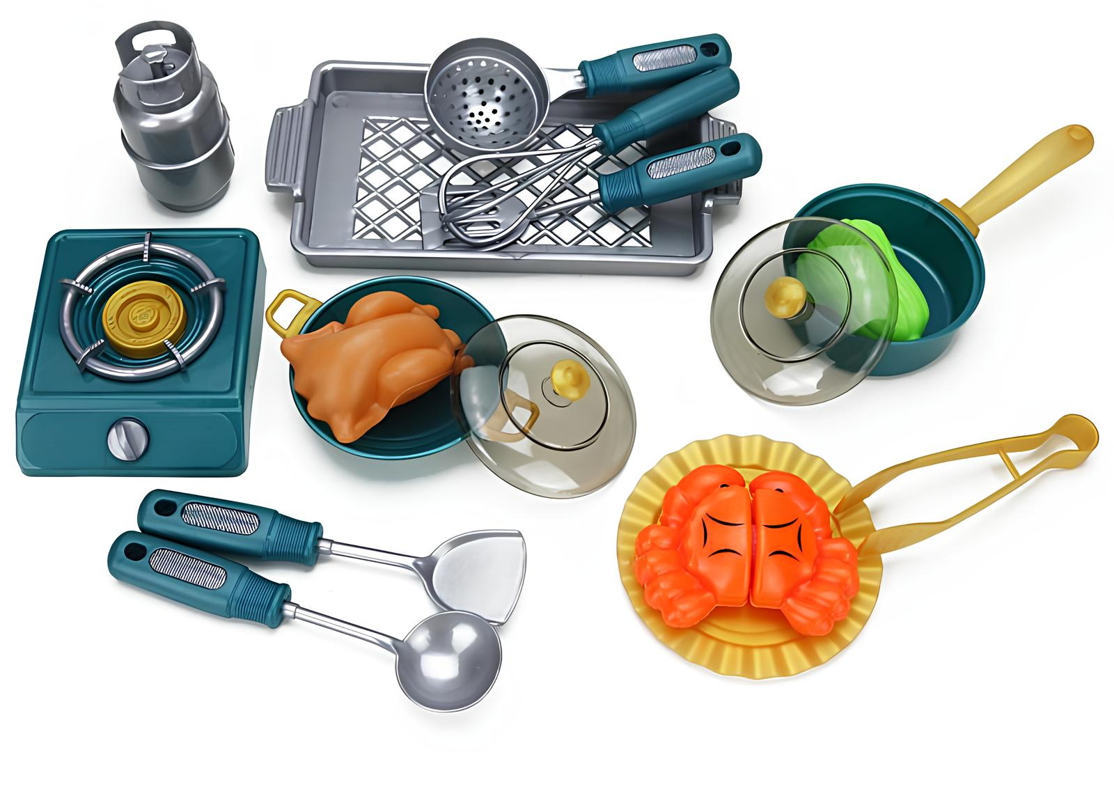 Spēļu komplekts - Virtuve. Virtuves piederumi