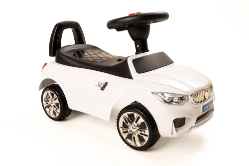 Kinderschieber - Auto (weiß)