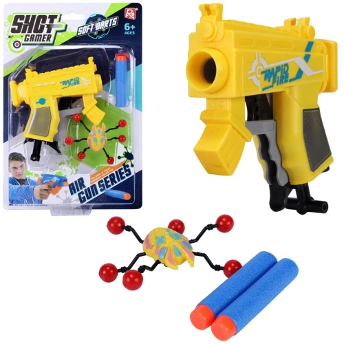 Spielzeugpistole mit weichen Pfeilen