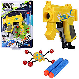 Spielzeugpistole mit weichen Pfeilen