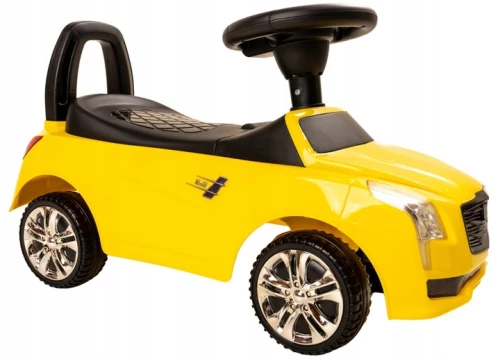 Kinder Schiebewagen - Auto (gelb)