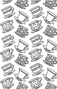 Вкус утра. Чай и кофе. Раскраска антистресс