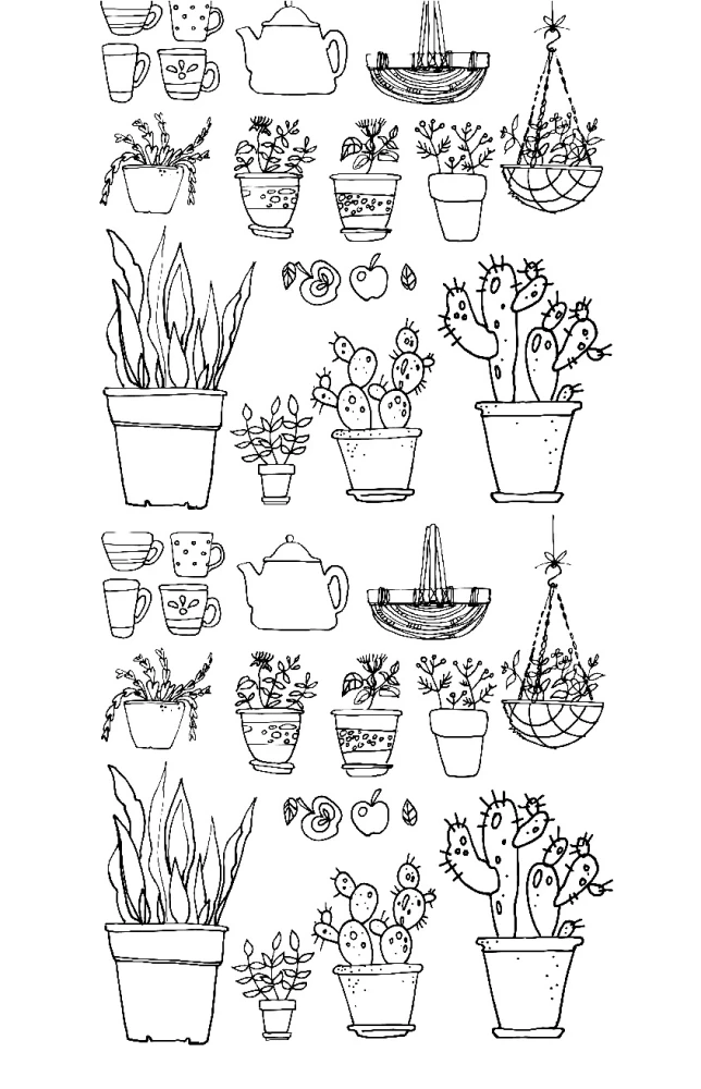 Вкус утра. Чай и кофе. Раскраска антистресс