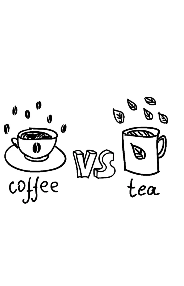 Вкус утра. Чай и кофе. Раскраска антистресс