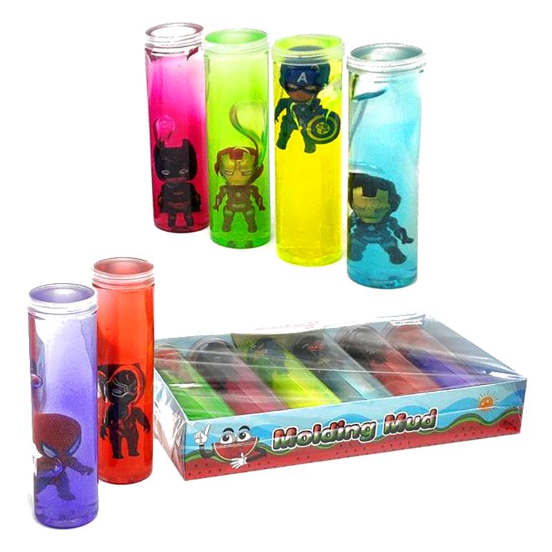 Slime with Avengers figurine, assorted