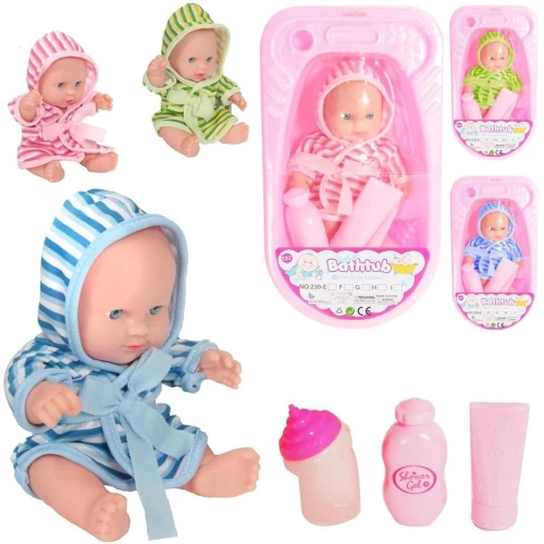 Puppe - Badewanne, assortiert