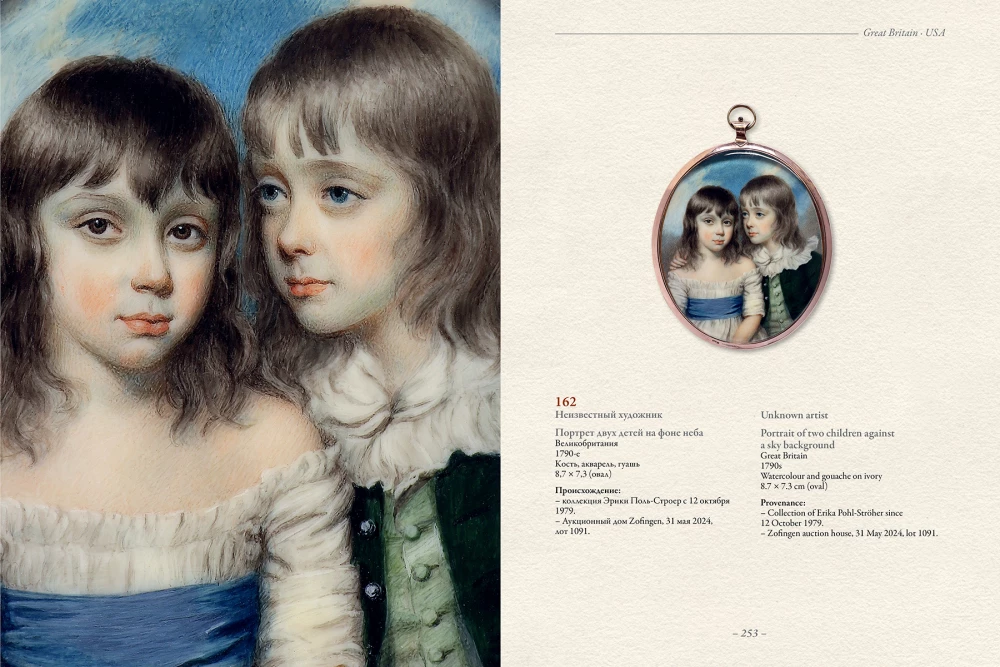 Rodzinny i dziecięcy miniaturowy portret XVIII–XX wieku