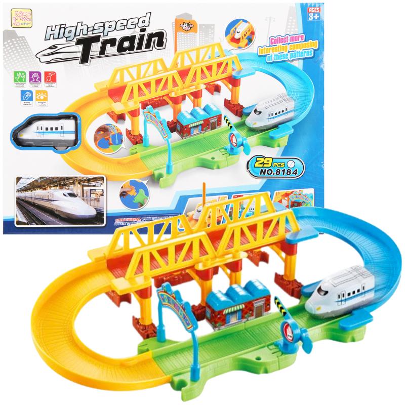 Toy Set - Iron Railroad, 29 Pieces