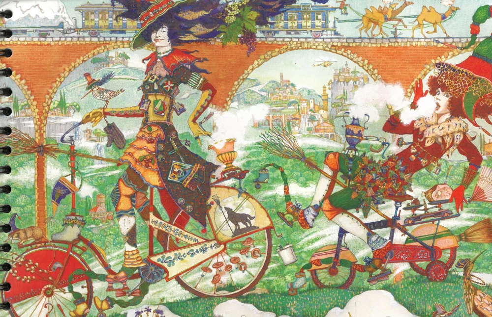 Author's Weekly Planner by Pyotr Frolov, Brown