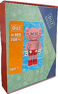 Конструктор 3D - Duz. Magic blocks, розовый медведь