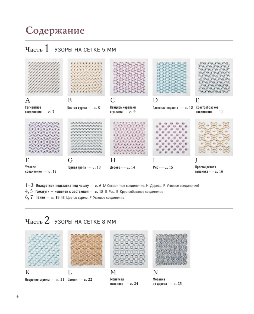 SASHIKO. Embroidering with Beads. 17 Treasures of Japanese Embroidery