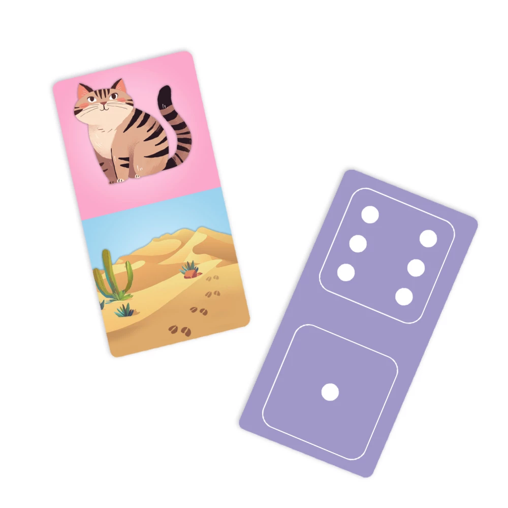 Domino w plastikowym opakowaniu. Gdzie jest domek kogoś?