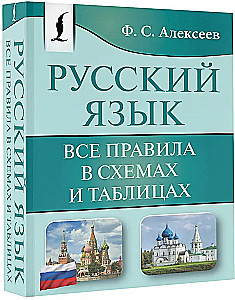 Krievu valoda. Visi noteikumi shēmās un tabulās