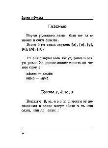 Krievu valoda. Visi noteikumi shēmās un tabulās