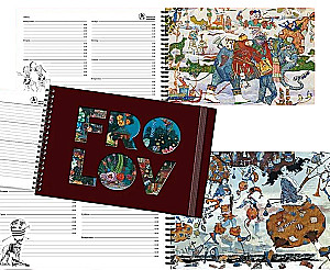 Author's Weekly Planner by Pyotr Frolov, Brown