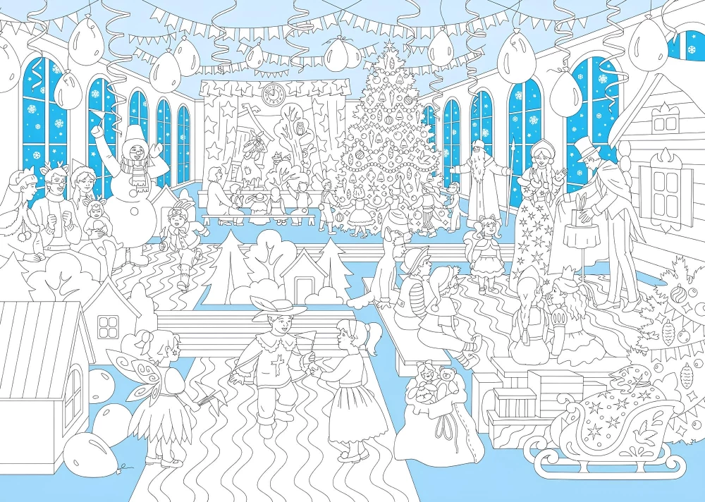 Žiemos karnavalas: plakato knyga