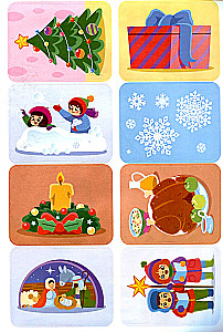 Празднуем Рождество! Книжка с наклейками