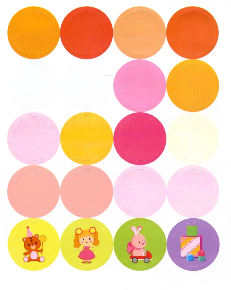 First Application: Toys. 109 Stickers