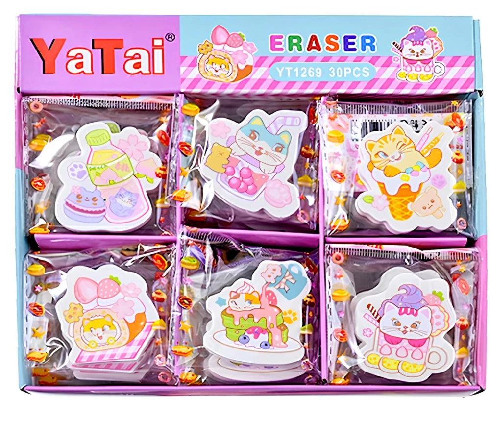 Gumka - Yatai cat, w asortymencie