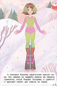 Princesses in Winter. Sticker Book