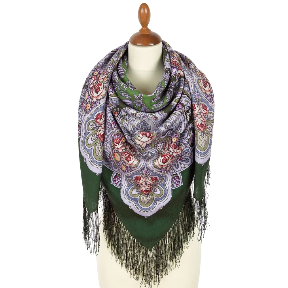 Šalle - Ziemas roze