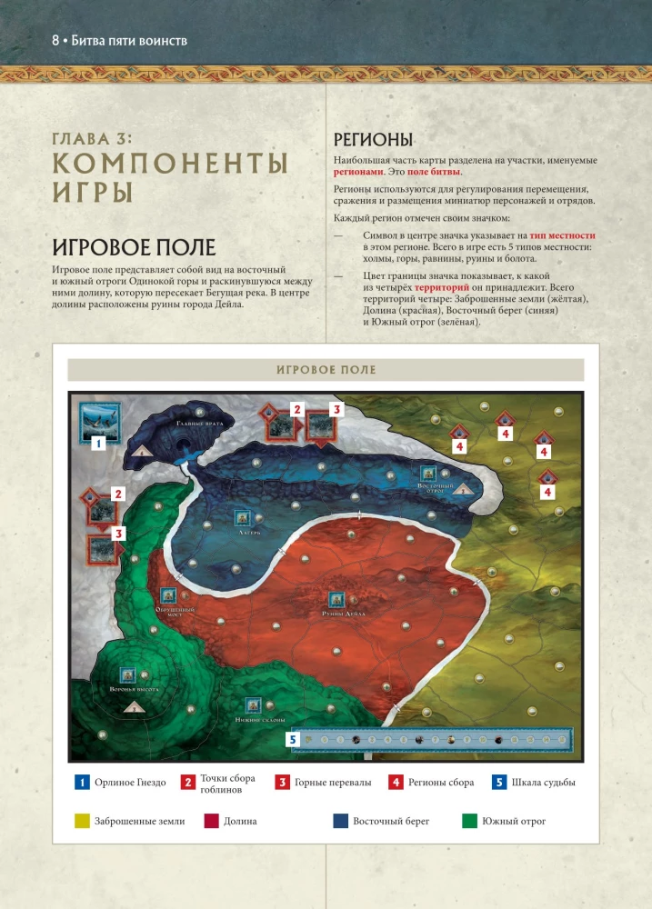 Stalo žaidimas - Penkių karalysčių mūšis