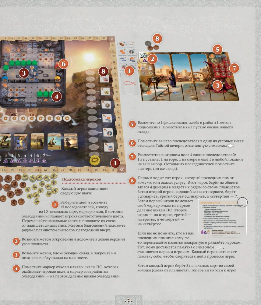 Stalo žaidimas - Jeruzalė. Paslėptasis vakarienė