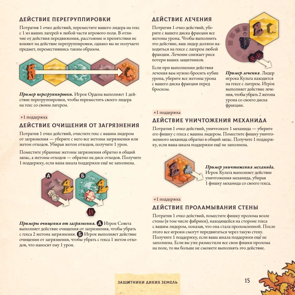 Настольная игра - Защитники диких земель