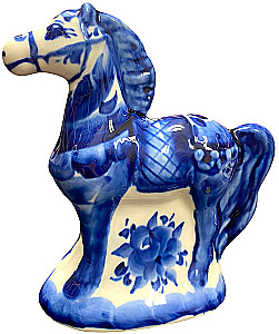 Figūrėlė - Arklys. Jodininkė, Gželis