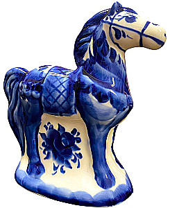 Figūrėlė - Arklys. Jodininkė, Gželis