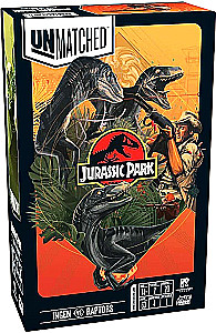 Stalo žaidimas - Unmatched. Jurassiko parkas. InGen vs Raptorai + taisyklės lietuvių kalba