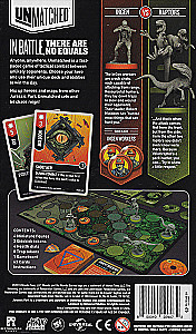 Stalo žaidimas - Unmatched. Jurassiko parkas. InGen vs Raptorai + taisyklės lietuvių kalba