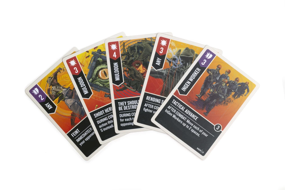 Stalo žaidimas - Unmatched. Jurassiko parkas. InGen vs Raptorai + taisyklės lietuvių kalba