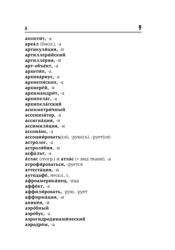 3000 Most Difficult Words of the Russian Language