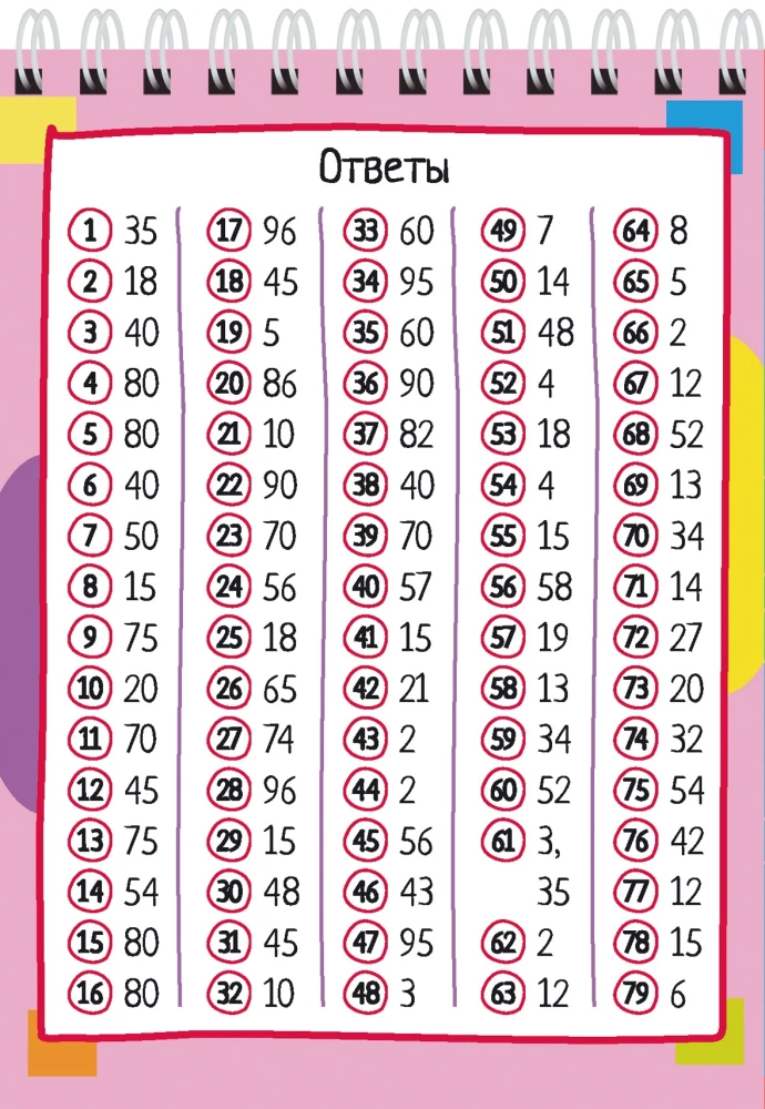 Mądry notes. 80 chińskich zadań. Liczenie do 100