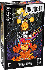 Board Game - Unmatched. Houdini vs. the Djinn