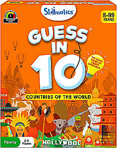 Stalo žaidimas - Atspėk per 10. Pasaulio šalys (anglų kalba)