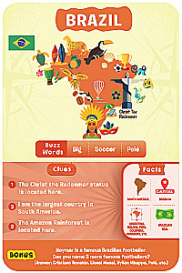 Stalo žaidimas - Atspėk per 10. Pasaulio šalys (anglų kalba)