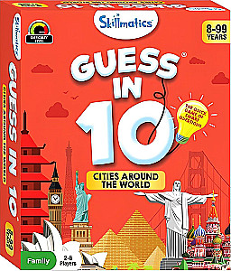 Stalo žaidimas - Atspėk per 10. Miestai aplink pasaulį (anglų kalba)