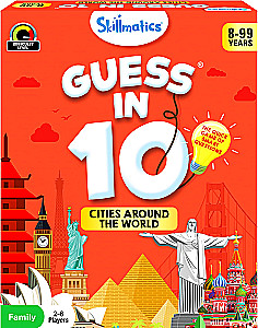 Stalo žaidimas - Atspėk per 10. Miestai aplink pasaulį (anglų kalba)